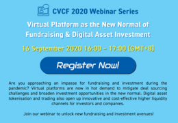 Pre-CVCF Webinar Series - Virtual Platform as the New Normal of Fundraising & Digital Asset Investment