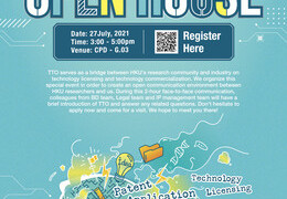 OPEN HOUSE - How TTO Support HKU Research Community | 3 pm – 5 pm, July 27, CPD – G.03