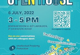 Technology Transfer Office OPEN HOUSE | 6 July, 3 - 5 pm (Wed), HKUMed Campus