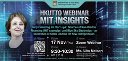 [Webinar] MIT Insights: Early Financing and Illustration of Stock Dilution for Start-ups | 17 Nov, 9:30am HKT