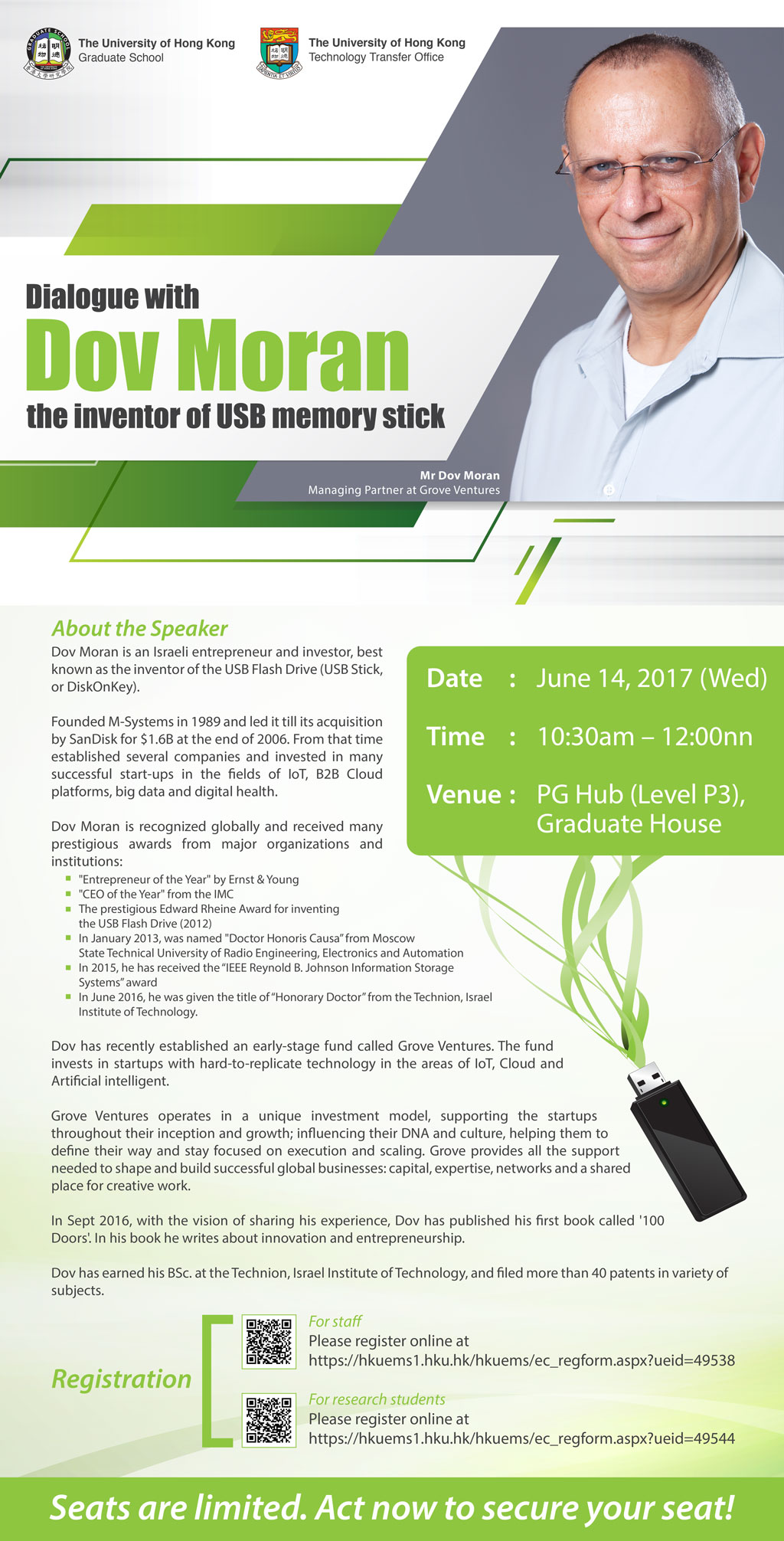 Dialogue with Dov Moran – the inventor of USB memory stick