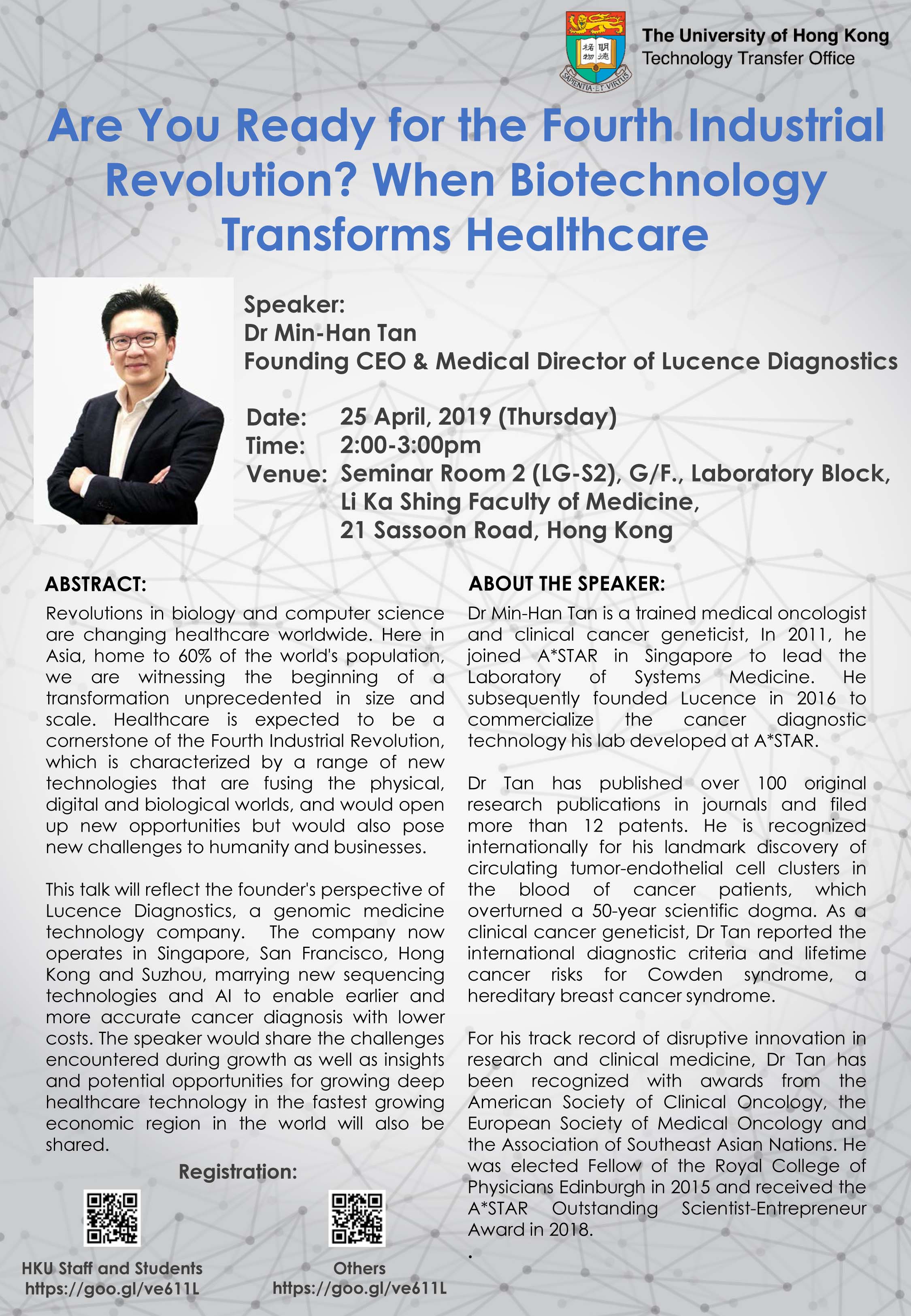 Are You Ready for the Fourth Industrial Revolution? When Biotechnology Transforms Healthcare