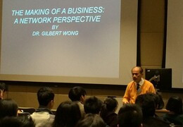 Entrepreneurship Academy 2016 - The Making of a business: A network perspective
