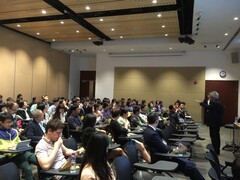 Prof. Bibette and Weitz attracted a full house of audiences