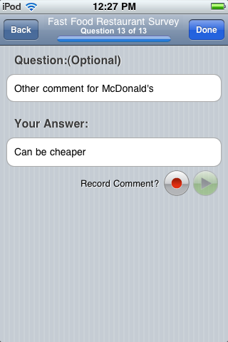 Voice comment support