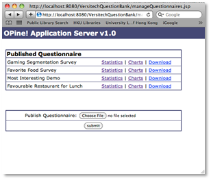 User friendly web application interface